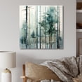 thumbnail image 1 of Designart "Tree Redwood Geometric Silence II" Abstract Canvas Print, 1 of 5