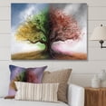 thumbnail image 1 of Designart "Tree Season Change II" Tree Floral Canvas Wall Art, 1 of 5