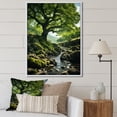 thumbnail image 1 of Designart "Tree Verdant Charm" Landscape Trees Floater Framed Canvas Art Print, 1 of 7