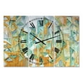 thumbnail image 1 of Designart 'Triangular Cascade' Large Modern Wall Clock, 1 of 3