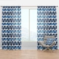 thumbnail image 1 of Designart 'Triangular Shapes Colourfields IX' Modern & Contemporary Curtain Panel, 1 of 4