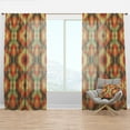 thumbnail image 1 of Designart 'Triangular Shapes Colourfields XXX' Modern & Contemporary Curtain Panel, 1 of 4