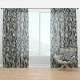 thumbnail image 1 of Designart 'Triangular Shapes Colourfields XXXII' Modern & Contemporary Curtain Panel, 1 of 4