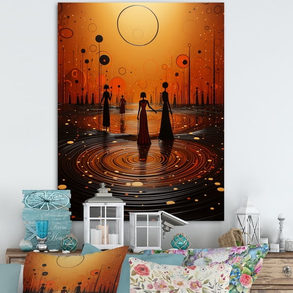 Designart "Tribal Ancient African Traditions I" African Tribal Canvas Wall Art