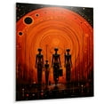 thumbnail image 1 of Designart "Tribal Ancient African Traditions III" African Tribal Metal Wall Decor, 1 of 1