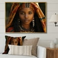 thumbnail image 1 of Designart "Tribal Xhosa African Traditional" African Tribal Floater Framed Wall Decor, 1 of 7