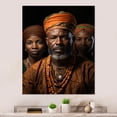 thumbnail image 1 of Designart "Tribes Ashanti African Ghana I" African Tribes Metal Wall Art, 1 of 1