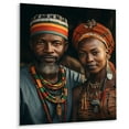 thumbnail image 1 of Designart "Tribes Ashanti African Ghana II" African Tribes Metal Wall Art Prints, 1 of 5