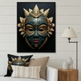 thumbnail image 1 of Designart "Tribes Luba African Shankad I" African Tribes Floater Framed Wall Decor, 1 of 7