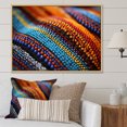 thumbnail image 1 of Designart "Tribes Samburu African Beadwork I" African Tribes Floater Framed Canvas Print, 1 of 7