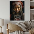 thumbnail image 1 of Designart "Tribes Samburu African Kenya I" African Tribes Metal Art Living Room, 1 of 5