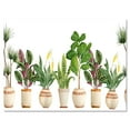 thumbnail image 1 of Designart ' Trio of Houseplants Sanseviera Snake Plants On White ' Farmhouse Canvas Wall Art Print, 1 of 4