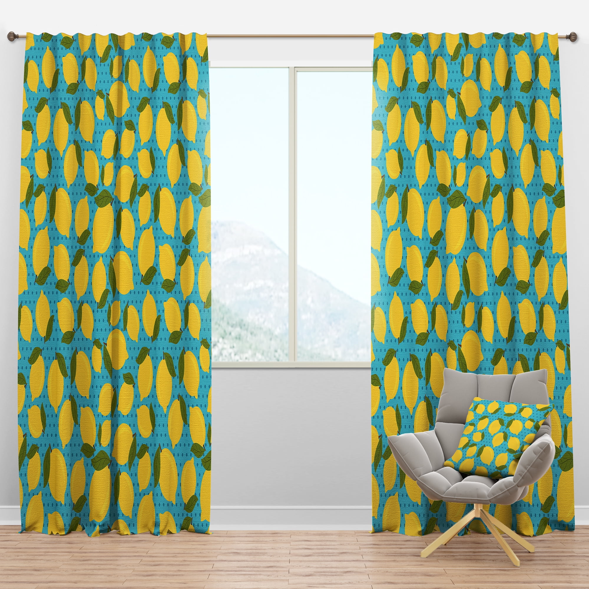 Designart Tropical Blackout Curtain