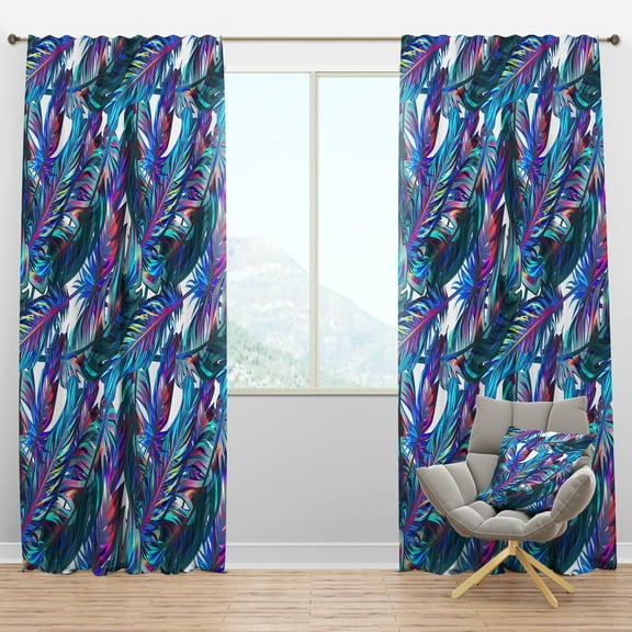 Designart Tropical Blackout Curtain