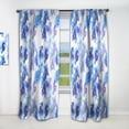 thumbnail image 1 of Designart 'Tropical Blue Mood V' Tropical Curtain Panel, 1 of 5