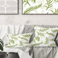 thumbnail image 1 of Designart Tropical Botanicals I ' Mid-Century Modern Throw Pillow - 16x16, 1 of 2