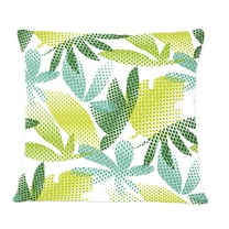 Designart Tropical Botanicals III' Mid-Century Modern Throw Pillow - 12x20