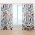 thumbnail image 1 of Designart 'Tropical Bright Mood IV' Modern & Contemporary Curtain Panel, 1 of 4