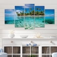 thumbnail image 1 of Designart "Tropical Escape Beach Photo V" Nautical & Beach Wall Art Prints Set, 1 of 5