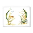 thumbnail image 1 of Designart 'Tropical Fish With Air Bubble and Algae' Traditional Framed Art Print, 1 of 4