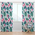 thumbnail image 1 of Designart 'Tropical Foliage Mood XX' Tropical Blackout Curtain Panel, 1 of 4