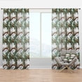 thumbnail image 1 of Designart 'Tropical Foliage Mood XXIV' Animals Curtain Panel, 1 of 4