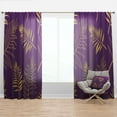 thumbnail image 1 of Designart 'Tropical Foliage V' Mid-Century Modern Curtain Panel, 1 of 4