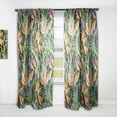 thumbnail image 1 of Designart 'Tropical Gloomy Mood I' Tropical Curtain Panel, 1 of 5