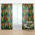 thumbnail image 1 of Designart 'Tropical Gloomy Mood II' Tropical Curtain Panel, 1 of 4