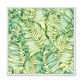 thumbnail image 1 of Designart 'Tropical Green Leaves of Monstera' Tropical Framed Canvas Wall Art Print, 1 of 5