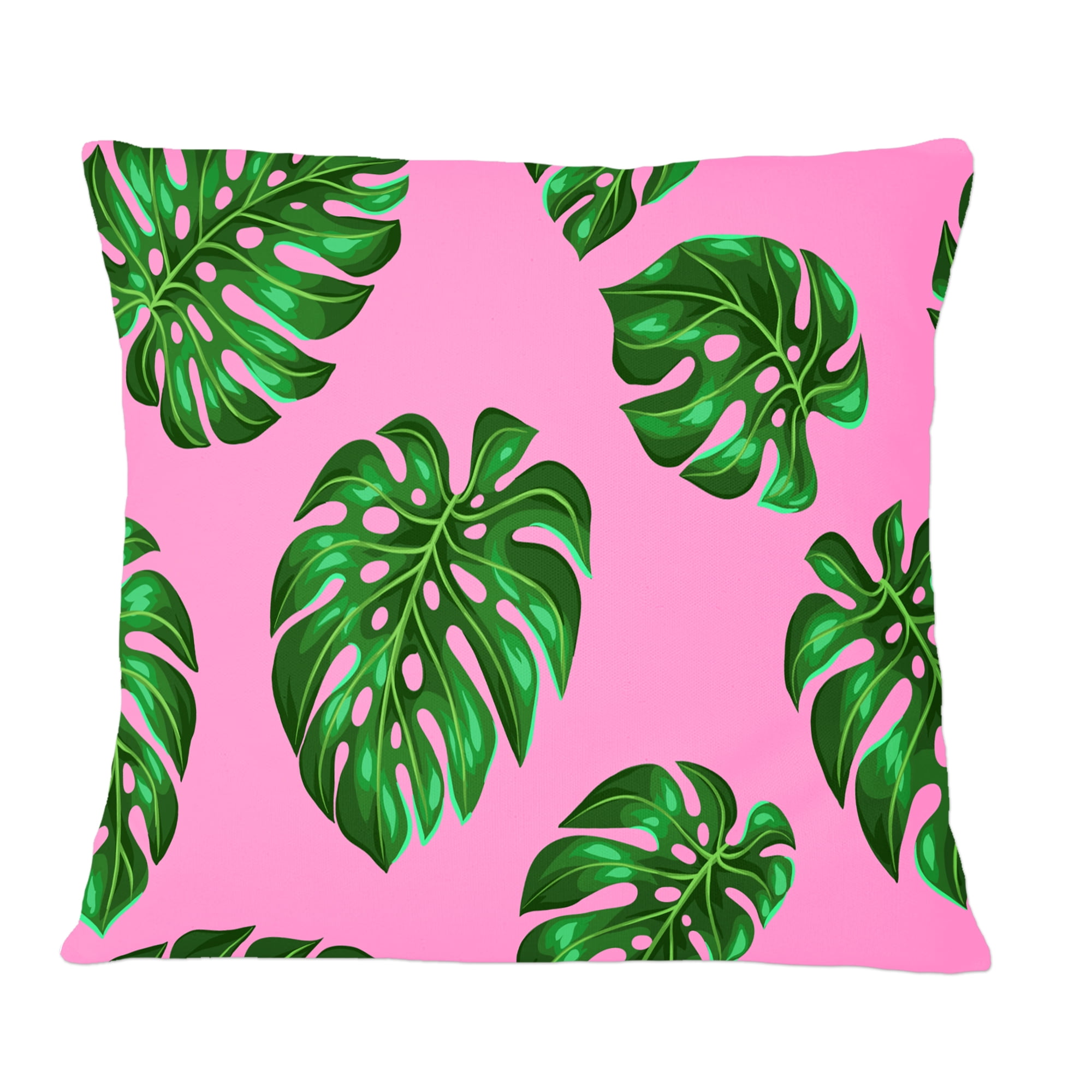Designart Tropical Palm Leaves III' Mid-Century Modern Throw Pillow - 12x20
