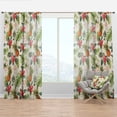 thumbnail image 1 of Designart 'Tropical Pineapple Mood VII' Floral Curtain Panel, 1 of 4