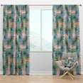 thumbnail image 1 of Designart 'Tropical Plants With Summer Colorful HawaIIan Pattern' Tropical Blackout Curtain Panel, 1 of 4