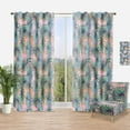 thumbnail image 1 of Designart 'Tropical Plants With Summer Colorful HawaIIan Pattern' Tropical Curtain Panel, 1 of 4