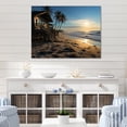 thumbnail image 1 of Designart "Tropical Vibes Beach Photo III" Nautical & Beach Metal Art Print, 1 of 5