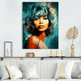 thumbnail image 1 of Designart "Turner In Turquoise III" Pop Art Canvas Prints, 1 of 7