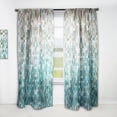 thumbnail image 1 of Designart 'Turquoise Blocked Abstract II' Modern Curtain Panel, 1 of 5