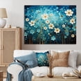 thumbnail image 1 of Designart "Turquoise Calm VIII" Abstract Landscape Wall Art Print, 1 of 5