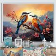 thumbnail image 1 of Designart "Twilight Birds Of Paradise" Birds Of Paradise Floater Framed Canvas Wall Art, 1 of 5