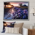 thumbnail image 1 of Designart "Twilight Purple Bonnets Field I" Blue Bonnets Picture Framed Canvas Art Print, 1 of 5