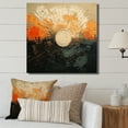 thumbnail image 1 of Designart "Twilight Serenity In Beige And Black" Sunrisesunset Wall Art Living Room, 1 of 7