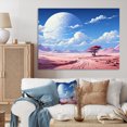 Designart "Twilight Traverse Desert Exploration III" Astronomy & Space