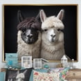 thumbnail image 1 of Designart "Two Alcapas beautyful Guardians III" Animals Floater Framed Canvas Wall Art, 1 of 7