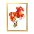 thumbnail image 1 of Designart 'Two Blossoming Red Roses On White' Traditional Framed Art Print, 1 of 4