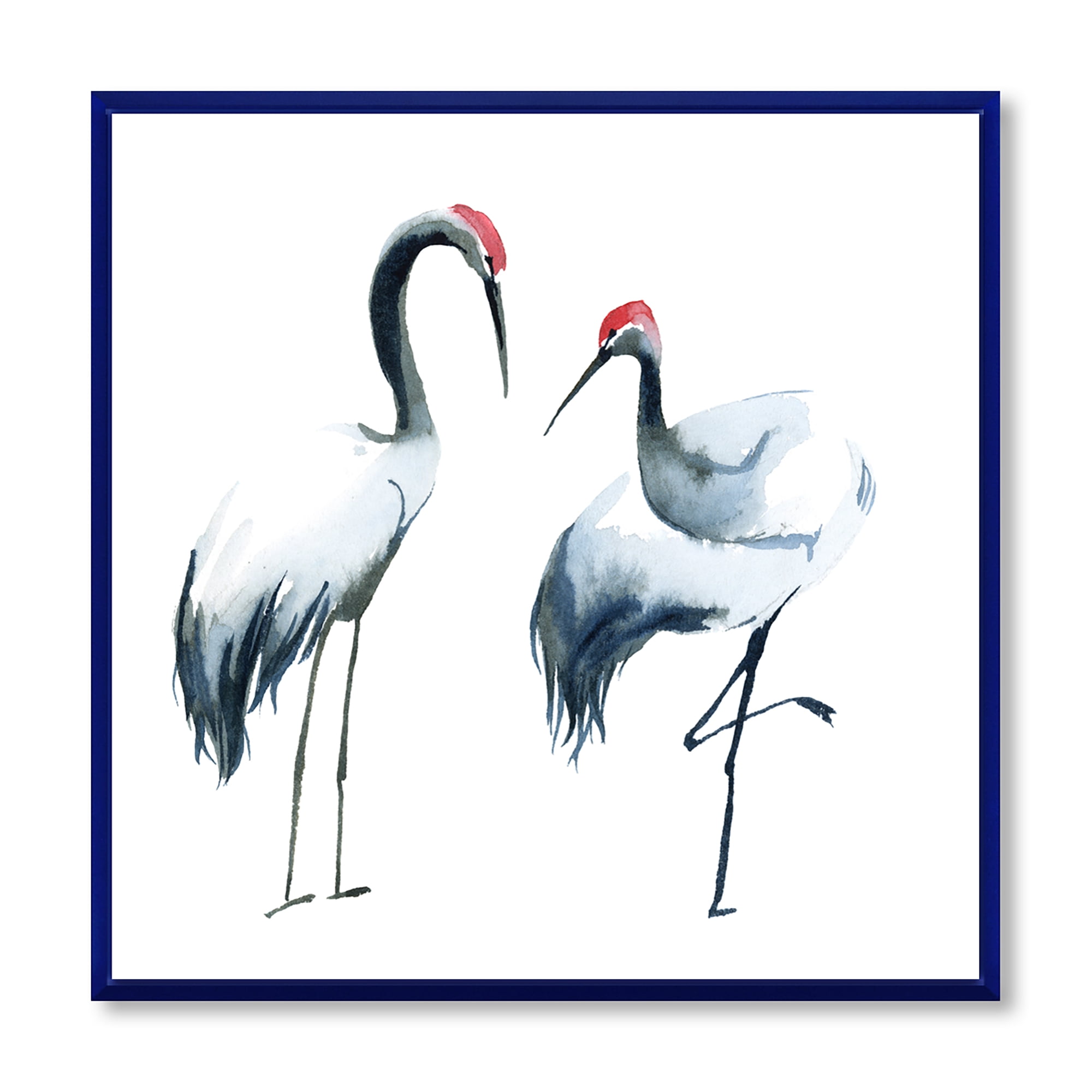 Designart 'Two Monochrome Shadoofs' Farmhouse Framed Canvas Wall Art Print