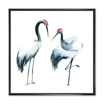 Designart 'Two Monochrome Shadoofs' Farmhouse Framed Canvas Wall Art Print