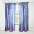 thumbnail image 1 of Designart 'Two Paths in Foggy Blue Forest' Landscape Curtain Panel, 1 of 5