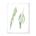thumbnail image 1 of Designart 'Two Willow Branches On White' Farmhouse Framed Art Print, 1 of 4