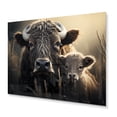 thumbnail image 1 of Designart "Umber Bison Tender Protectors" Animals Metal Wall Art, 1 of 5