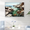 thumbnail image 1 of Designart "Unbridled Beauty In Beach Landscapes II" Coastal Coral Under Water Floater Framed Canvas Prints, 1 of 1